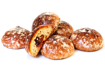 Sweet gingerbreads with filling