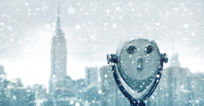 Winter in New York City Manhattan