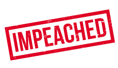 Impeached rubber stamp. Grunge design with dust scratches. Effects can be easily removed for a clean, crisp look. Color is easily changed.