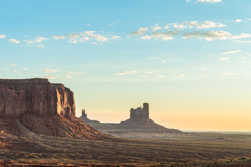 buttes rock landscape at monument valley, utah