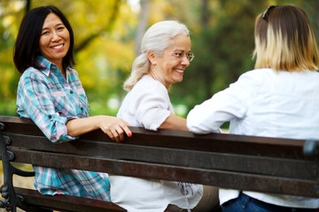 Ladies in the park