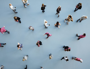 Group of people viewed from above - 172833230