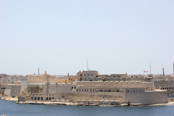 Malta: Blick auf die berühmte Festung Fort St. Angelo in Vittoriosa (Valletta)
