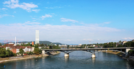 Fototapeta na wymiar Panorama - Basel - Switzerland