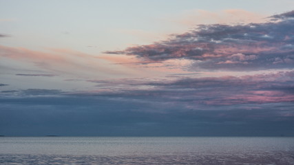 Beautiful sky at sunset