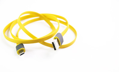 Usb cable type b yellow