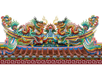Chinese dragon pavilion