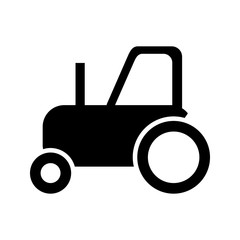 Tractor icon. Vector illustration.