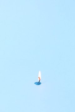 getting lit (candle)