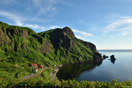 絶景 北海道 礼文島 桃岩展望台コースからの夏の風景 Stock Photo Adobe Stock