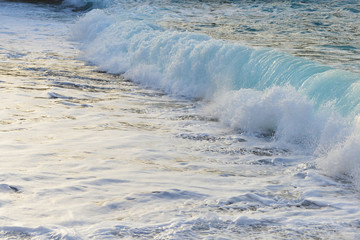 sea wave and sand