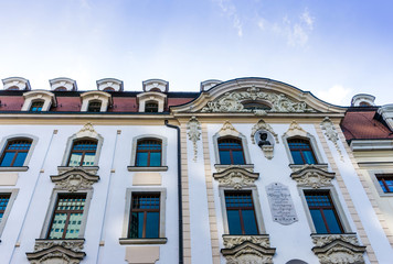 antique building view in Dresden, Germany
