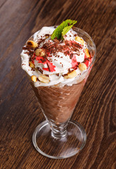 Vanilla and Chocolate Ice Cream