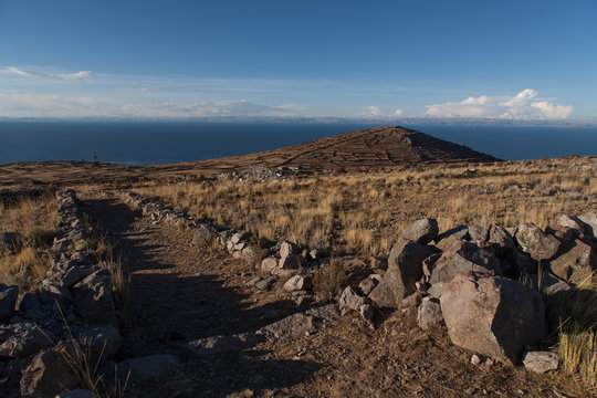 Lake Titikaka View from Amantani Island