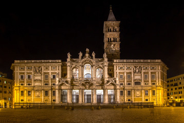 Obraz premium Basilica di Santa Maria Maggiore, Rome, Italy