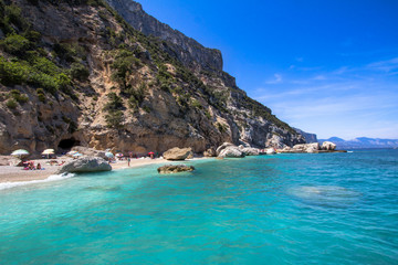 Cala Mariolu beach on the Sardinia island, Italy