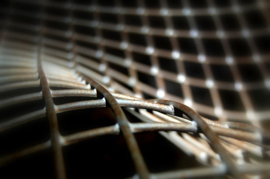 Abstract Metal Wave Design Pattern