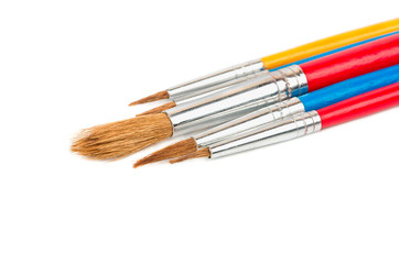 Fototapeta premium Set brushes for painting