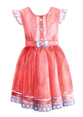 Pink child dress