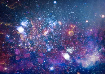 Nebula and galaxies in space. Elements of this image furnished by NASA.
