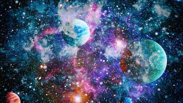 Fototapeta Planet - Elements of this Image Furnished by NASA 