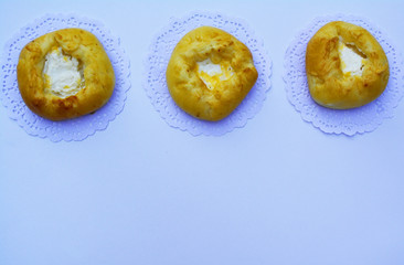 buns with cottage cheese