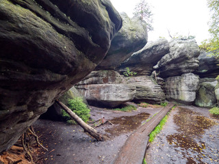 Błędne skały w Górach Stołowych- Polska © JDziedzic