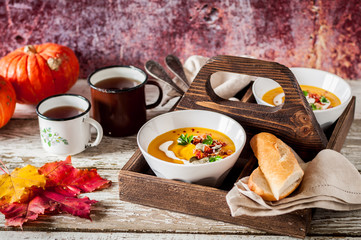 Roasted Pumpkin Cream Soup