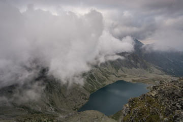 Wysokie Tatry widok z Koprowego Wierchu.