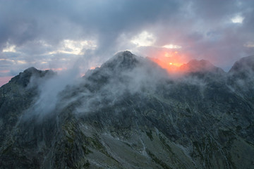 Wysokie Tatry widok z Koprowego Wierchu. © Adam Olszowski