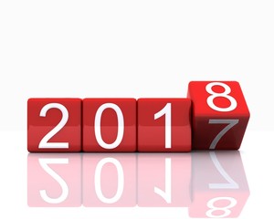 Felice Anno Nuovo 2018 - 3D