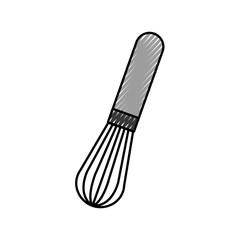 hand mixer kitchen utensil cooking icon ilustration