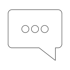 Fototapeta premium speech bubble icon