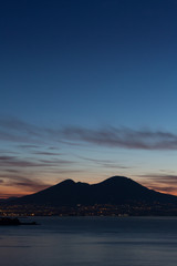 panorama di napoli, vesuvio, pompei, costiera, golfo, mergellina