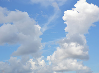 Blue sky with clouds
