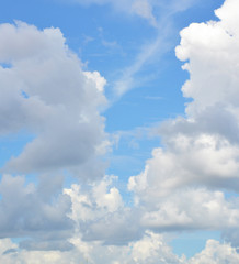 Obraz premium Blue sky with clouds 