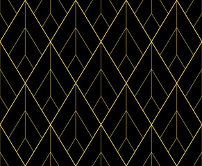 Art Deco seamless pattern.decoration ornament.