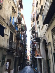 Fototapeta na wymiar Naples street