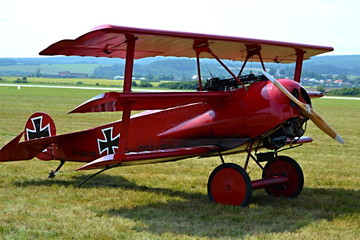 SIAF Sliac - 2017 August 26-air day sample of a historical plane from the First World War Pterodactyl Flight