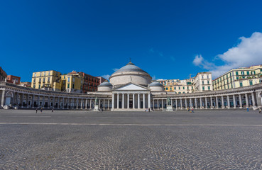 Naples (Campania, Italy) - The historic center of the biggest city of south Italy. Here in...