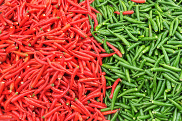 Fototapeta premium Bright colors of fresh peppers.