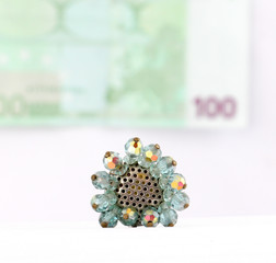 old used vintage brooch,bijou