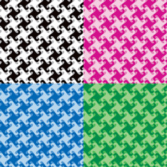Monochrome Twirl Patterns
