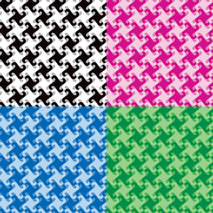 Monochrome Twirl Patterns