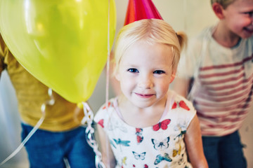 Little girl at a party