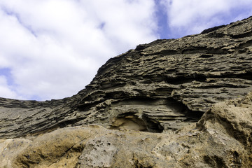 Volcanic wall - Lago Verde / El Golfo / Lanzarote / Canary Islands