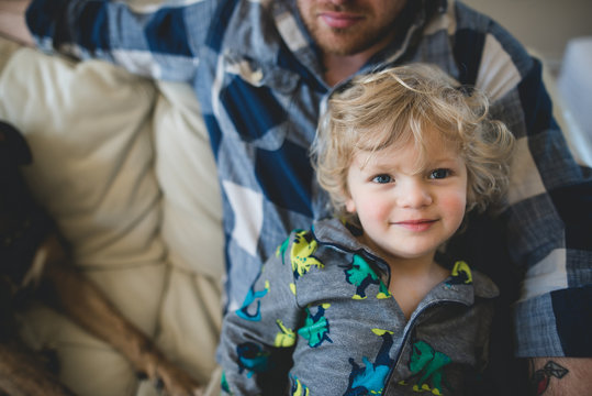 Daddy and son