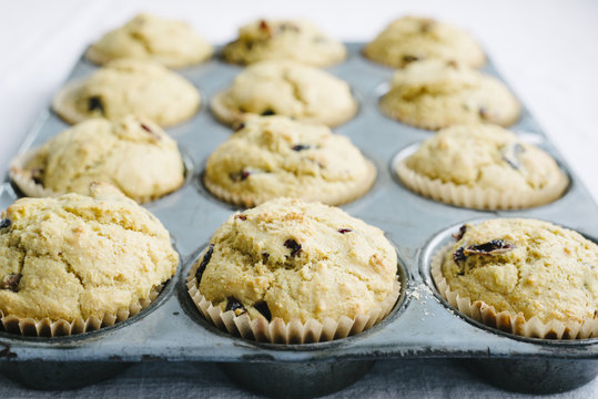 Cranberry Cornbread Muffins