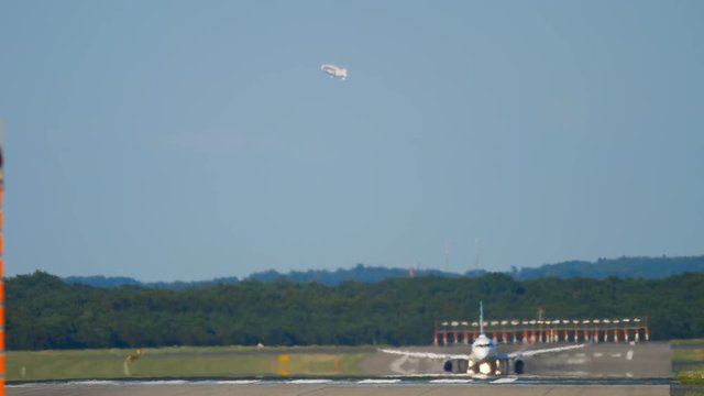 Eurowings Airbus 320 take-off