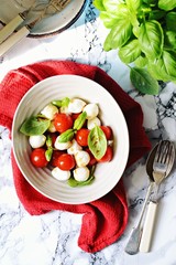 Mozzarella and Cherry Tomatoes Salad